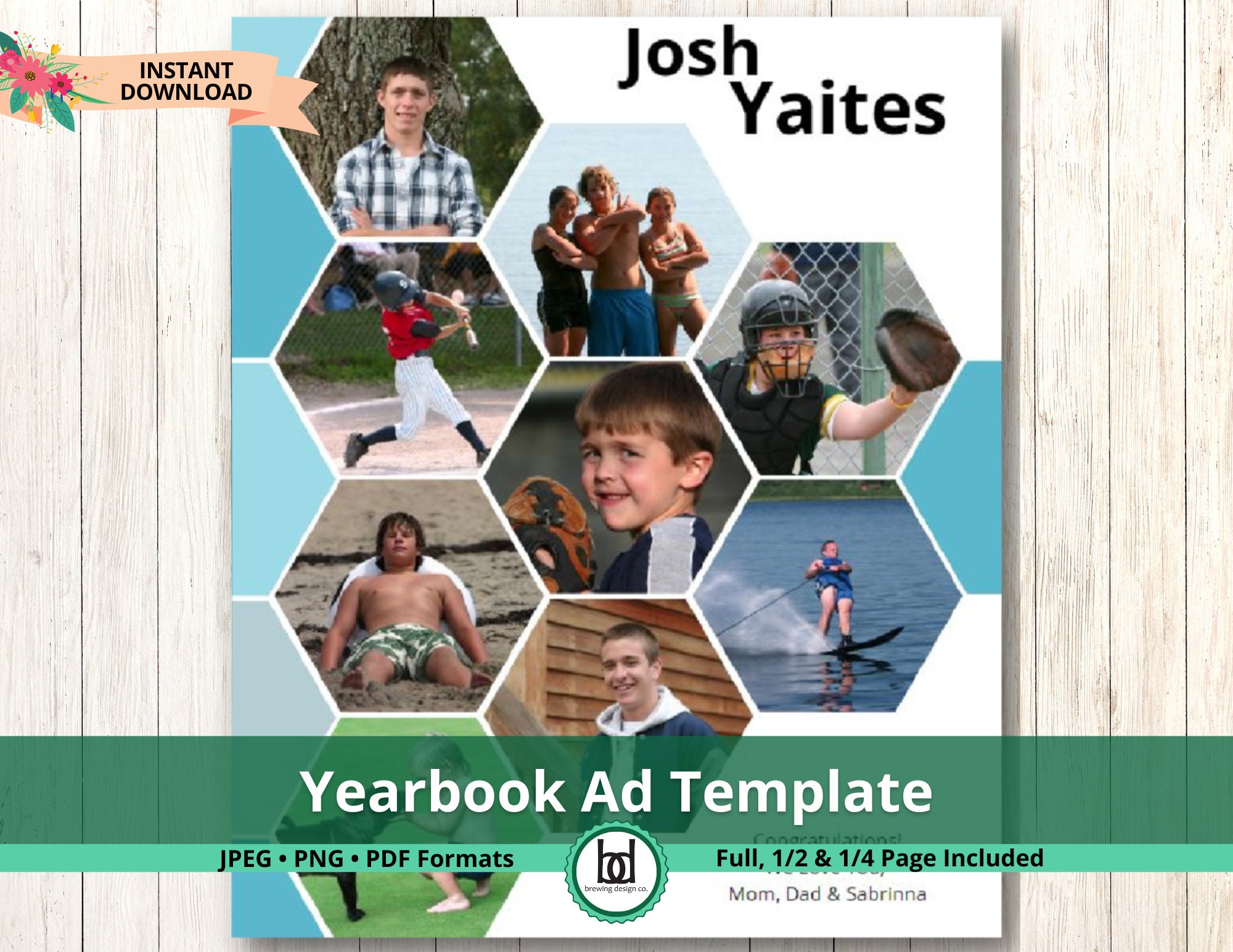 Yearbook Ad Template School Yearbook Full Page 1/2 Page 1/4 Etsy Yearbook Ad Template School Yearbook Full Page 1/2 Page 1/4 Etsy