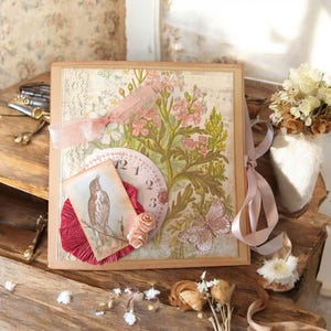 Vintage Handmade Scrapbook Album