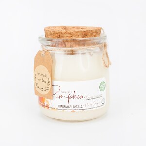 Fragrance Light: Magic Pumpkin (100% organic soy candles)
