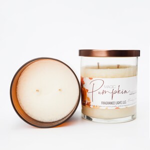 Fragrance Light: Magic Pumpkin (100% organic soy candles)