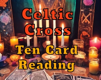 Lectura de Tarot de la Cruz Celta, Tirada de Diez Cartas, Orientación para el Futuro