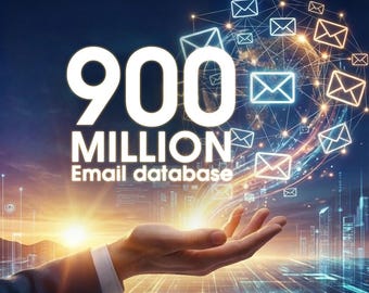 900M Emails Verificados Base de Datos | Leads B2B Consumidores USA Global | Lista Email Marketing | Descarga Digital Instantanea