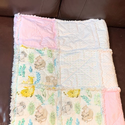 Sweet Baby shops Rag Quilt