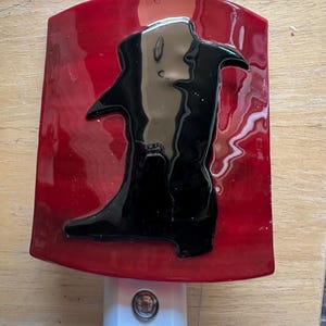 Nightlight fused glass night light LED