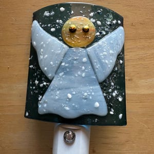 Nightlight fused glass night light LED
