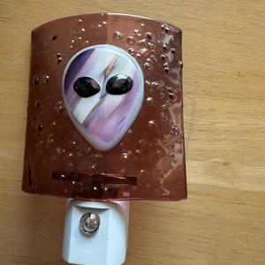 Nightlight fused glass night light LED