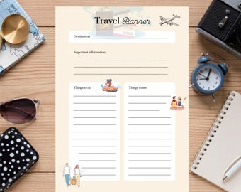 Druckbare Undatierte Traveler's Notebook Einsätze, druckbare Midori Travelers Notebook Einsätze, PDF-Datei