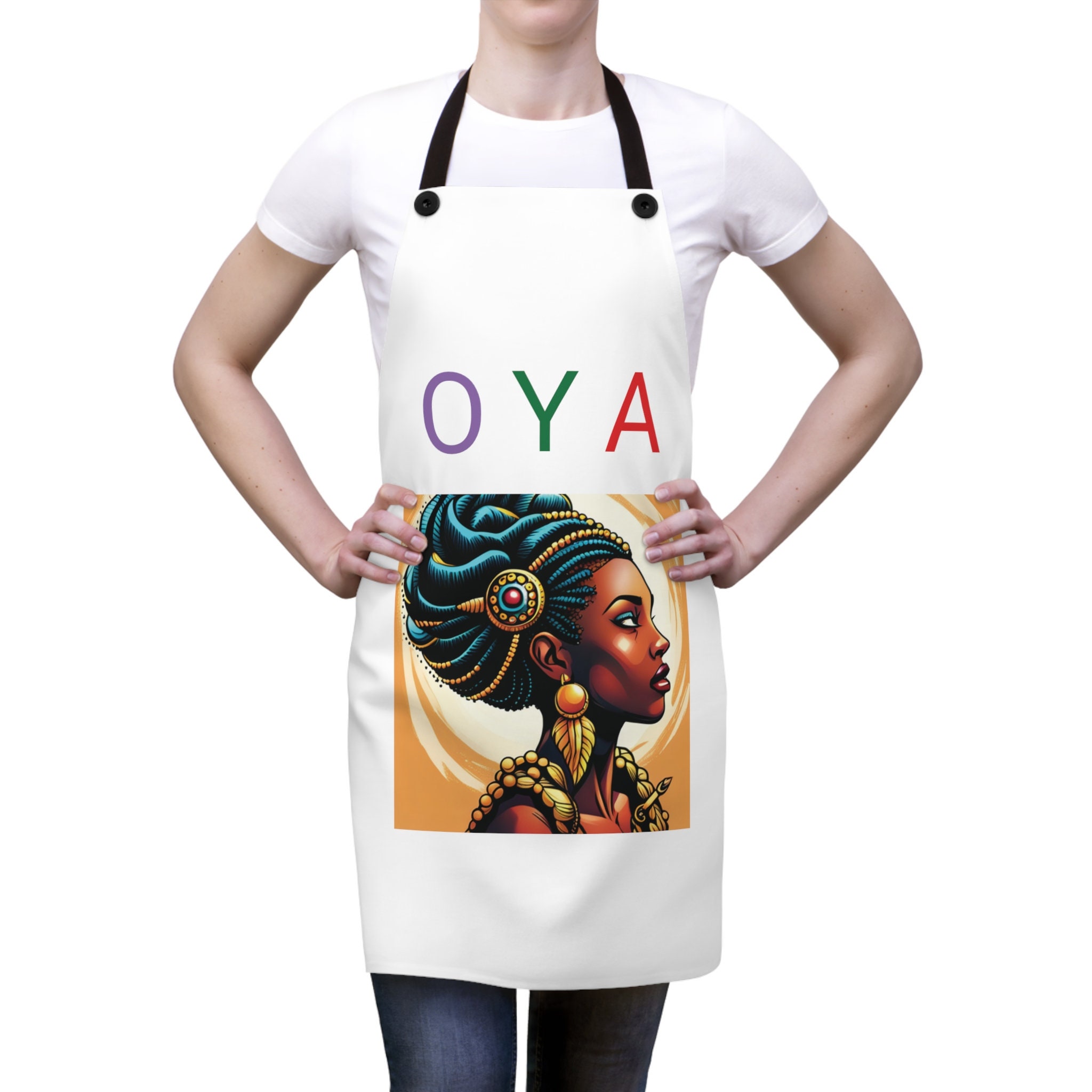 Olokun Orisha Spirit Yoruba Apron Apron For Hairdresser Cute Kitchen For  Home Accessories Apron Kitchen - AliExpress