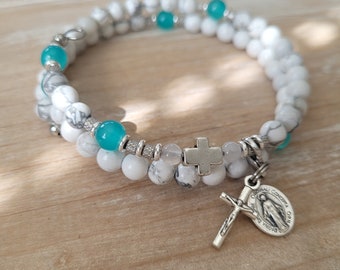 Saint Joan of Arc| Stainless Steel | Modern Rosary Bracelet
