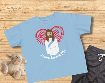 Jesus Loves Me | Toddler Tee (3 Color Options)