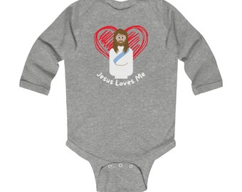 Jesus Loves Me | Infant Long Sleeve Onesie