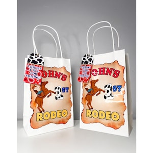 My First Rodeo Favor Bags | First Rodeo Gift Bags | First Rodeo Treat Bags | Rodeo Party Decorations | Cowboy Party For Kids