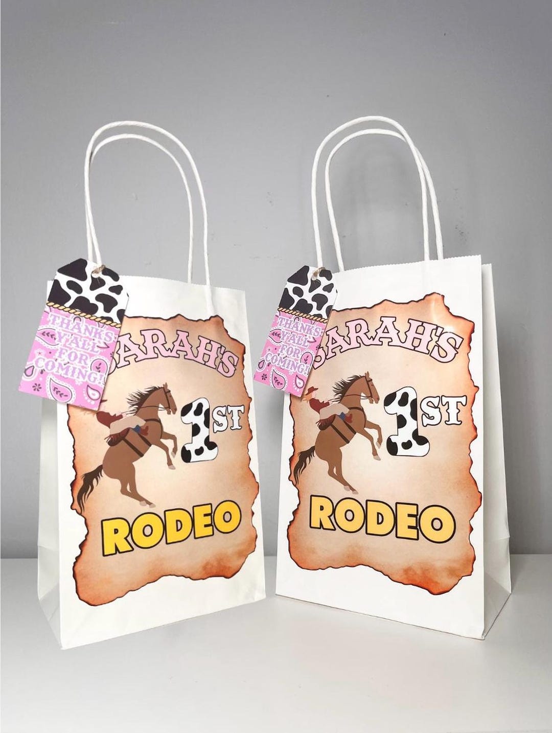 Cowgirl My First Rodeo Favor Bags | Girls First Rodeo Gift Bags | First ...