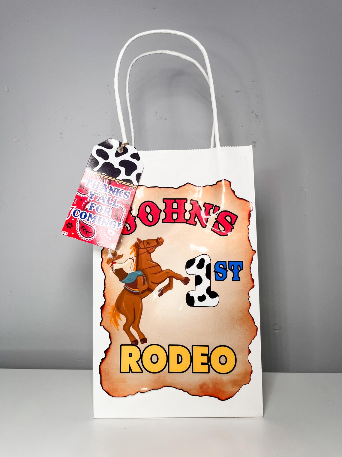 My First Rodeo Favor Bags | First Rodeo Gift Bags | First Rodeo Treat ...