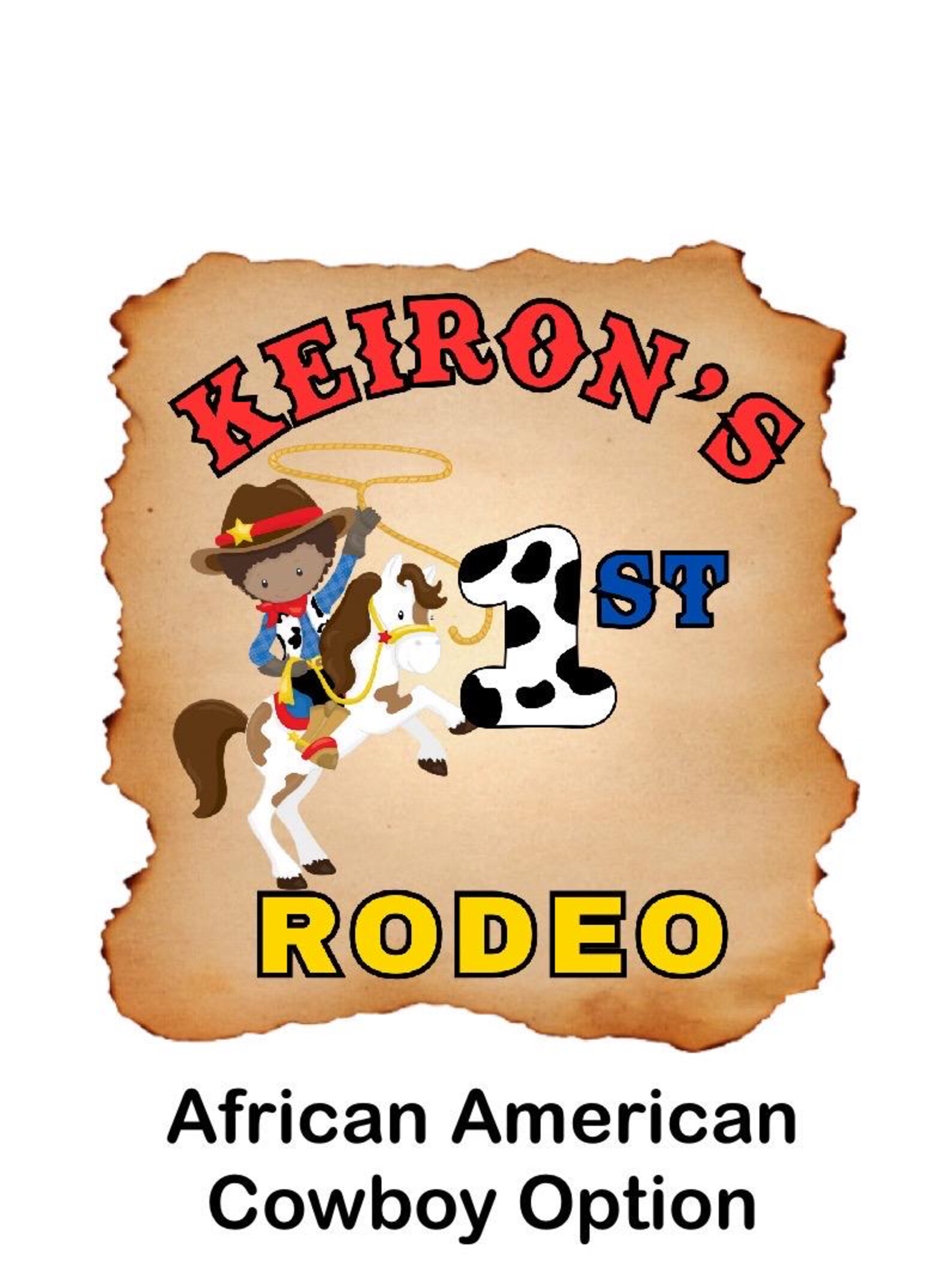 Personalized Cowboy First Rodeo Party Favor Boxes| Western Birthday ...