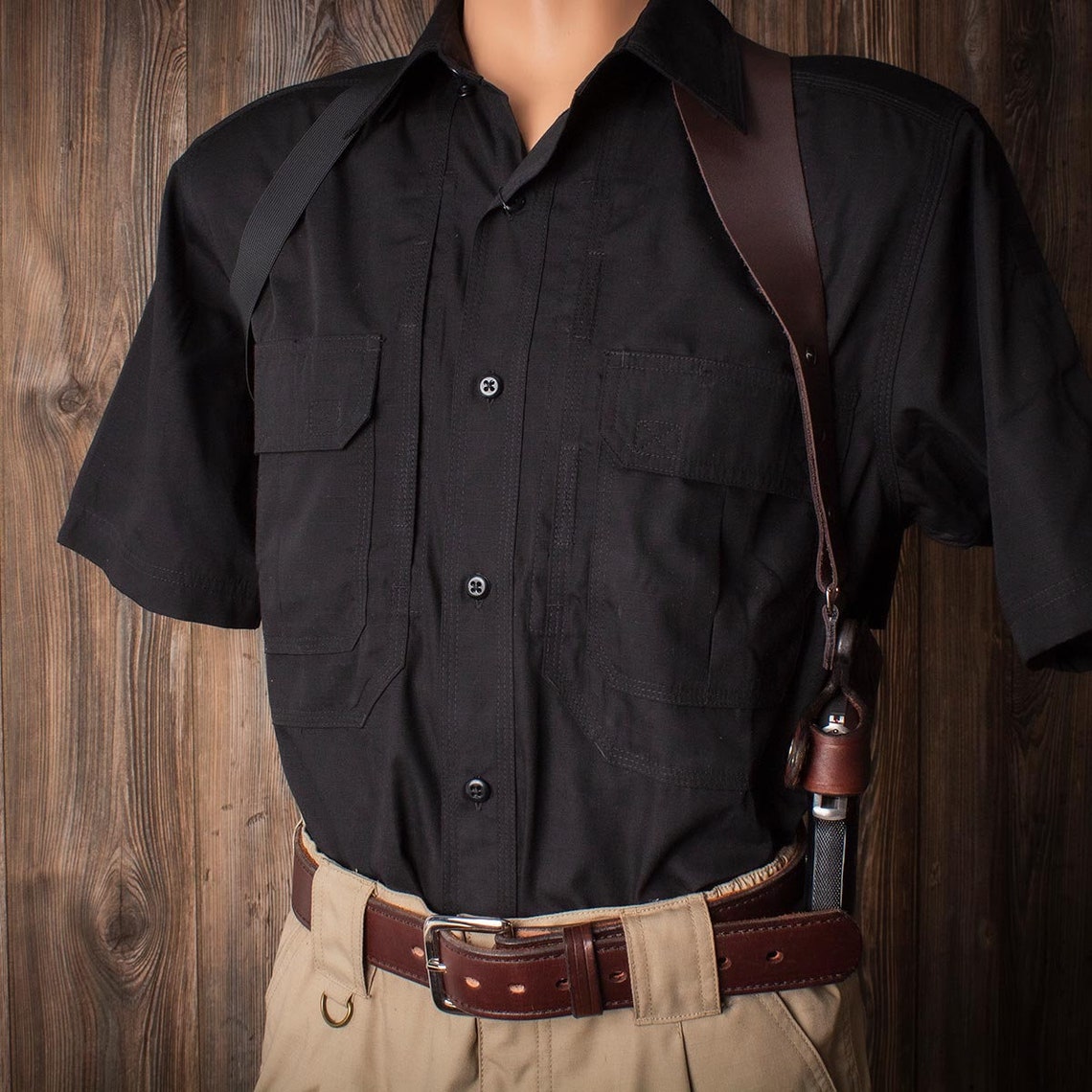 The Spectre James Bond Custom Leather Shoulder Holster With Etsy