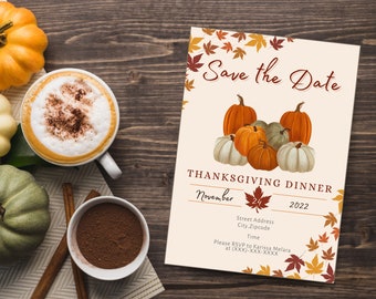Digital Fall Invitation