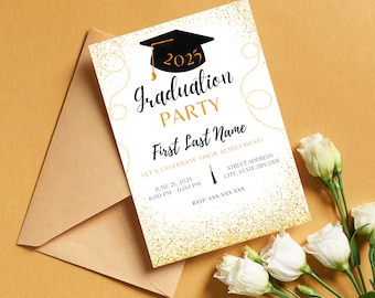 Graduation Invitation Digital