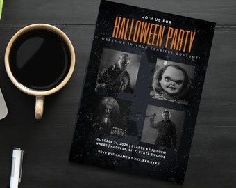 Scary Movie Party Digital Invitation
