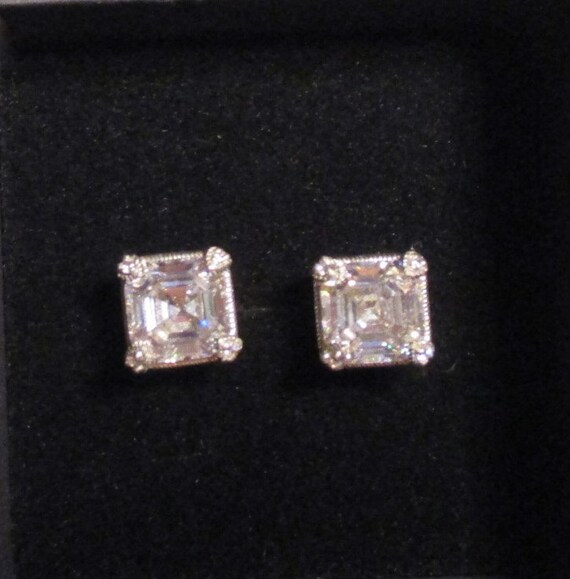 Judith ripka diamonique stud earrings deals