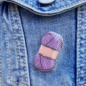 Knitting Pin | Fun Pins | Postive Pin Badges | Motivational Pins | Cute Gifts | Yarn Pins | Gifts for Knitters