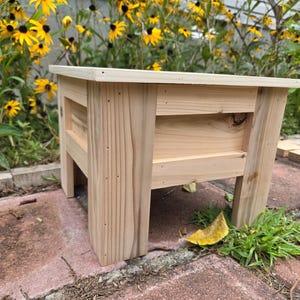 Cedar plenter box 10&quot;10&quot;10&quot;