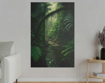 Deep Jungle | Over Grown Jungle | Jungle Décor | Wall Art | Home Décor | Rainforest Décor |