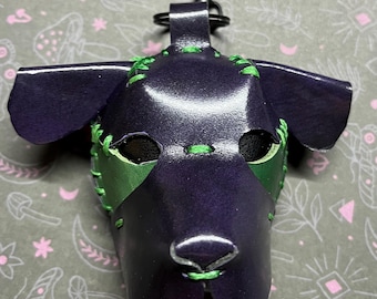 Brelok do kluczy Pup Hood Fioletowo/Zielony