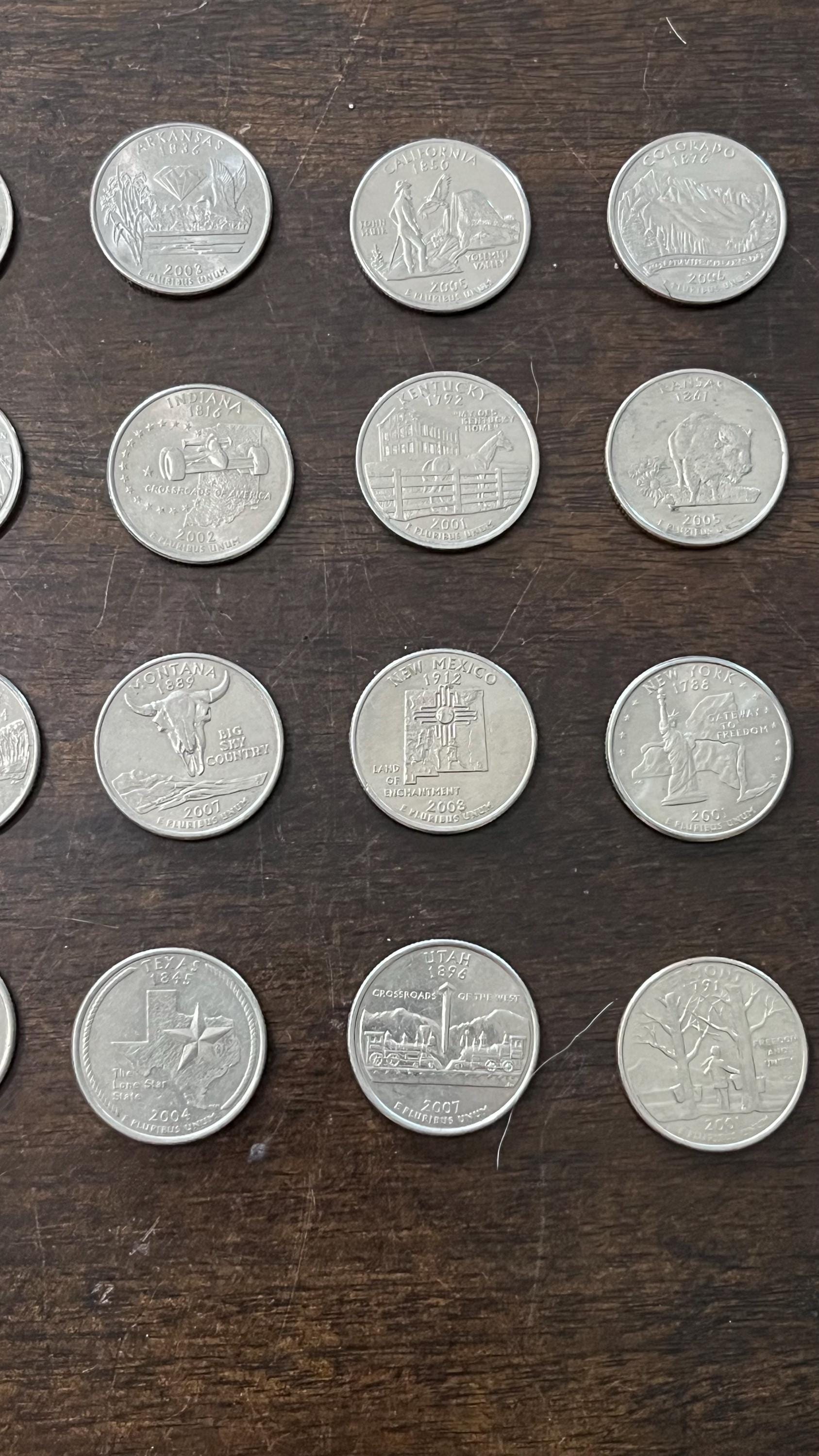 QUARTERS STATE SERIES 25セント 120コインフルセット アメリカン・ウィメンズ 2022 シリーズ 米国造幣局 25セント硬貨