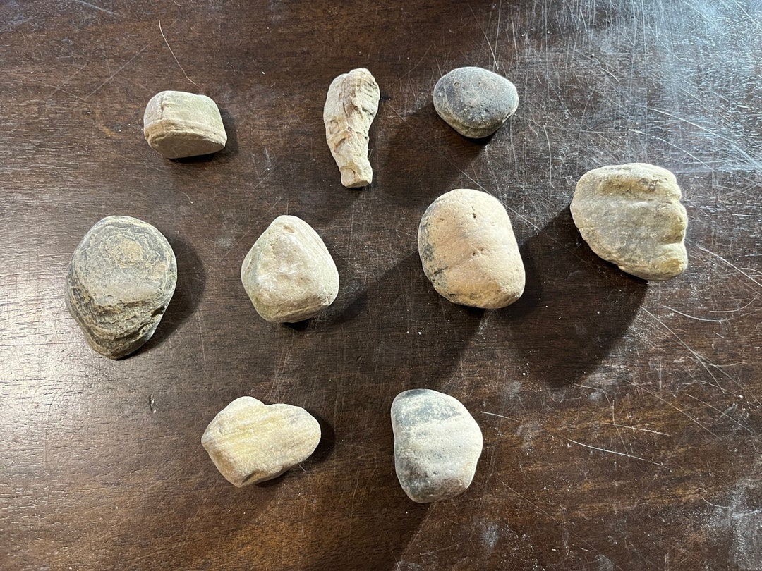 Collection of Native American Banded Plummet Stones Net Etsy
