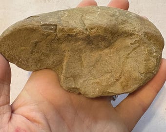 Native American Grooved Axe Head | Stone Tool Artifact | Prehistoric Primitive Weapon | Indigenous Collectible