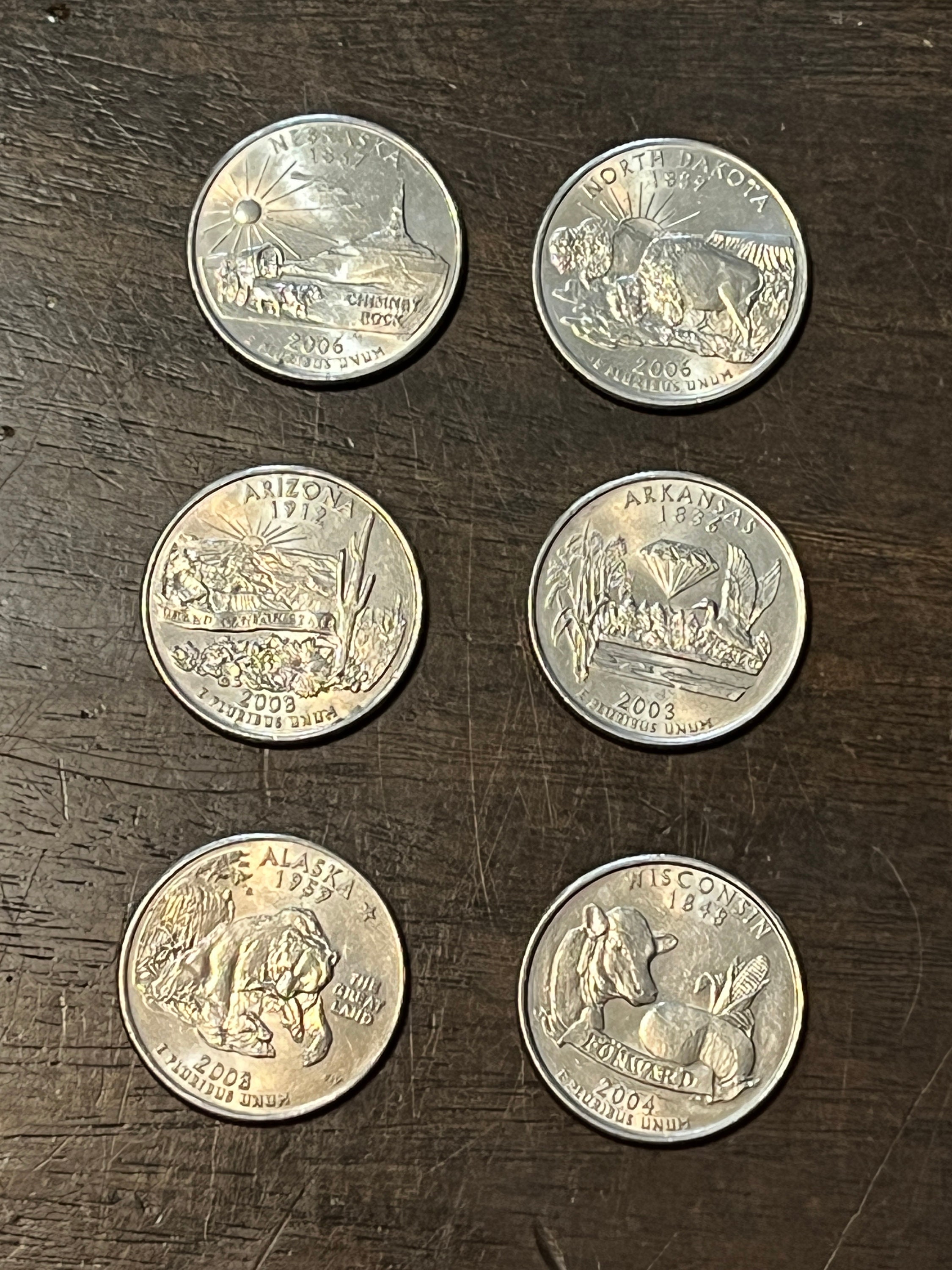 US State Quarter Series With D Mint Mark | All Varieties Available