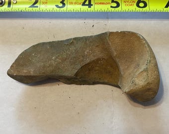 Native American Axe Head | Stone Tool Artifact | Prehistoric Primitive Weapon | Indigenous Collectible