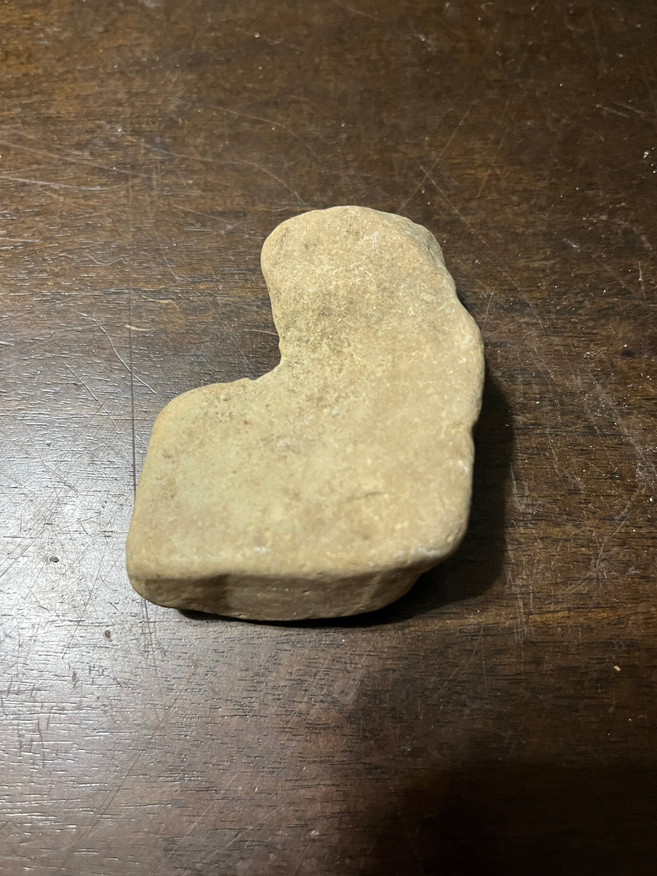 Beautiful Native American Geniculate Bannerstone Atlatl Weight Stone Tool Artifact Relic