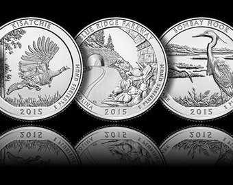 ATB National Park Quarter | D Mint Mark, Circulated Coin