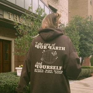 Earth Hoodie, Oversized Hoodie, Trendy Hoodie, Tumblr Hoodie, Aesthetic Hoodie, Perfect gift, Aesthetic Clothes, Aesthetic Oversize Hoodie