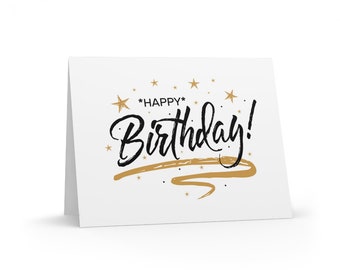 Happy Birthday Greeting cards (8, 16, and 24 pcs)