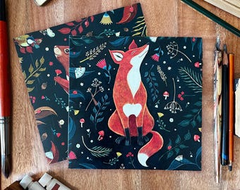 Tarjetas de felicitación de Woodland Friends (juego de 2)
