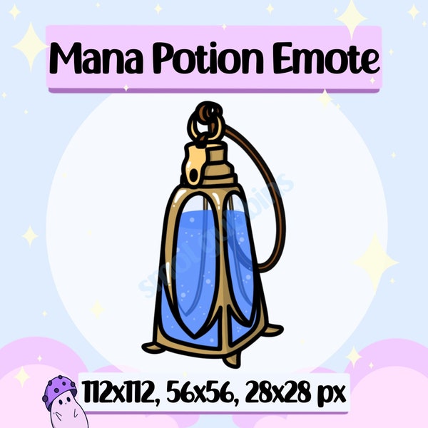 Mana Potion Fantasy RPG Emote and Channel Point - Twitch, Discord, YouTube