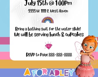 Zaproszenie urodzinowe AForAdley