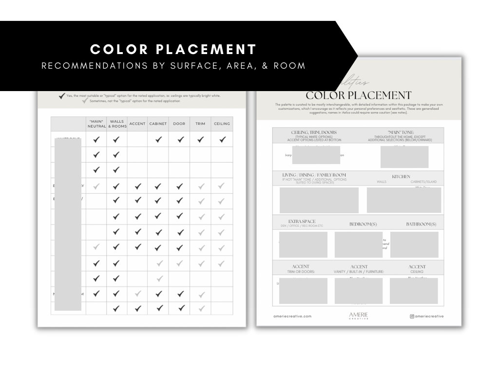 Greige Paint Color Palette Benjamin Moore Classic Modern Etsy