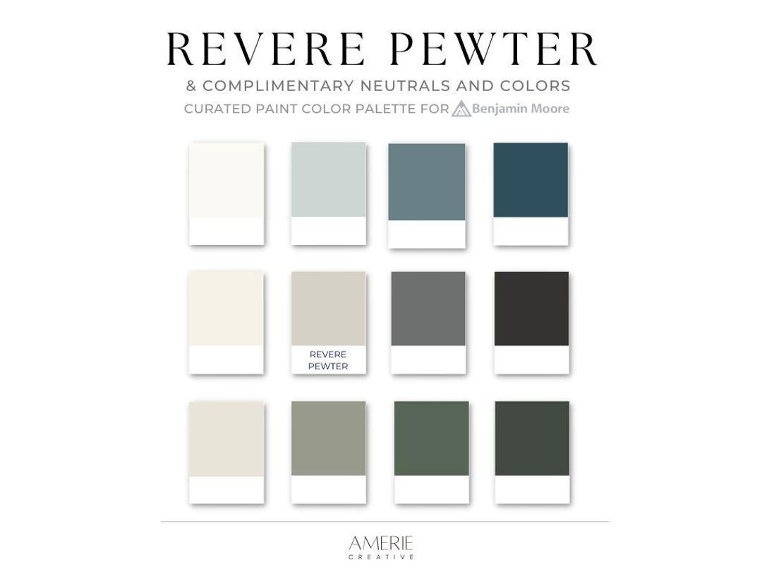 Revere Pewter Repose Grey Swatch Online Paint Swatches Sales
