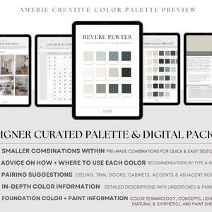 Revere Pewter HC-172  Benjamin Moore Paint color Palette house cabinet exterior warm grey gray greige classic blue green navy quiet moments brewster  narraganset seapearl china white dove ballet black beauty vintage vogue ashwood moss storm cloud