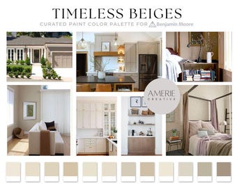 Buy Beige Paint Color Palette Benjamin Moore Paint Palette Beige