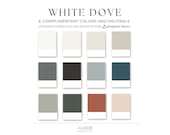 White Dove Benjamin Moore Paint Color Palette White Dove Whole house paint color scheme dark green terracotta warm neutral paint colors 2026
