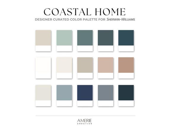 Beach House Color Palette Sherwin Williams Collection Of Warm 570x428
