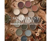 Southwest Pottery Benjamin Moore paint color palette Whole house paint color scheme Terracotta paint colors earthy neutral paint color 2026