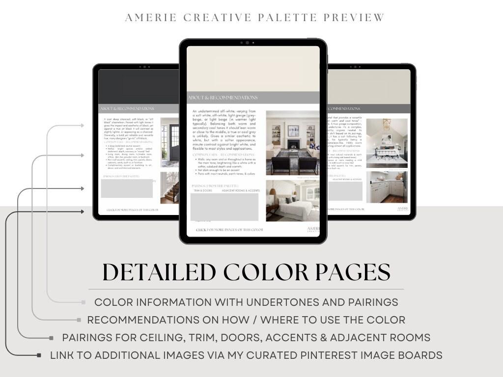 Staging Paint Color Benjamin Moore Paint Palette Whole House Neutral ...