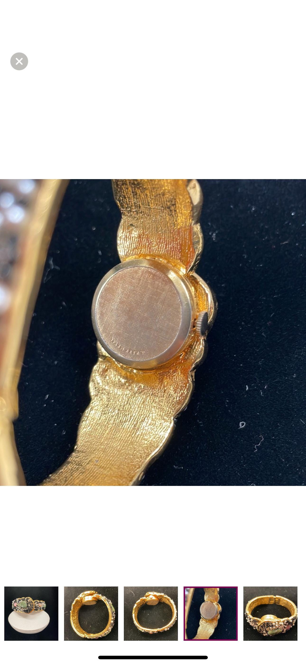 Vintage Norman De Luxe Cuff Watch Vintage Norman Deluxe Watch, Swiss made, Decorative Back  main image 4