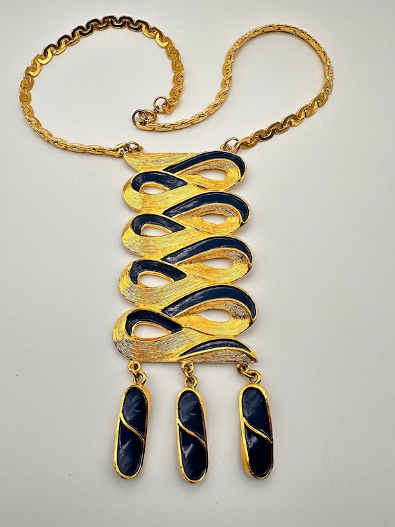 Stunning Pauline Rader Runway Statement Geometric… - image 1